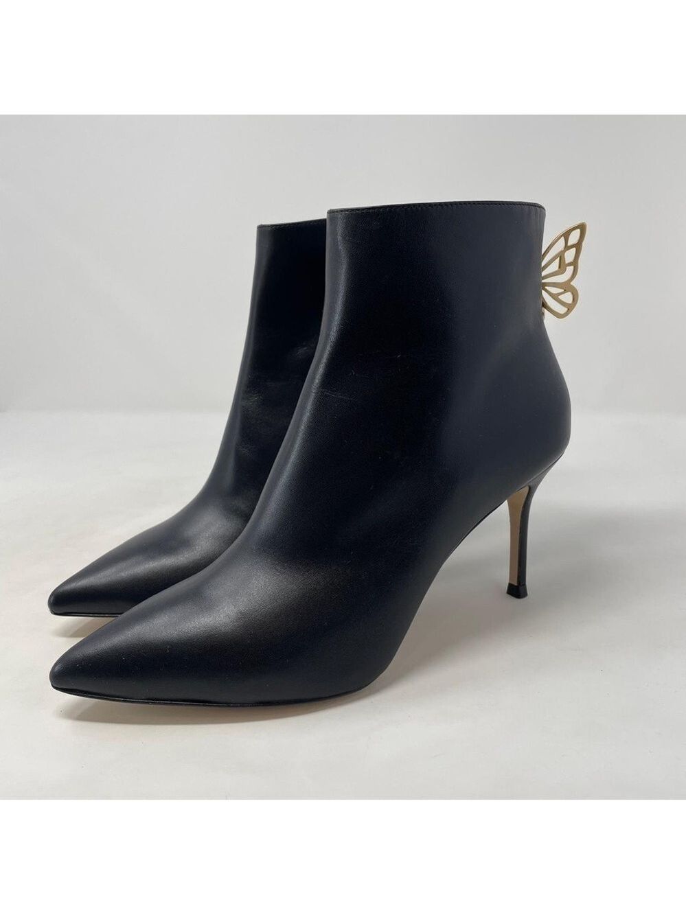 Sophia Webster Mariposa Butterfly Ankle Boots in Black Leather - NWT - Picture 8 of 13